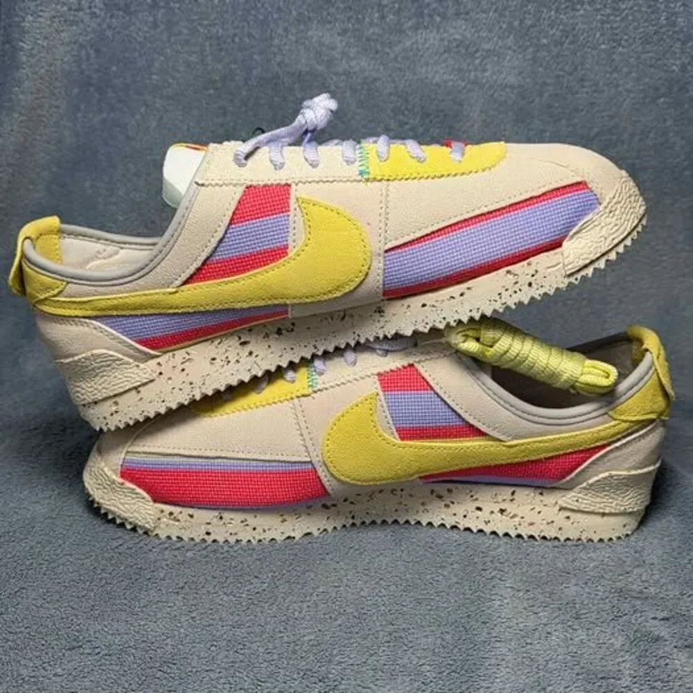 Nike Union Cortez SP - White/Lemon Frost-Grey Men's 10 / Wmns 11.5 New